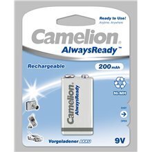 Camelion elementi Always Ready Rechargeable Batteries Ni-MH, 9 V, 200 mAh, 1 gab. цена и информация | Baterijas | 220.lv
