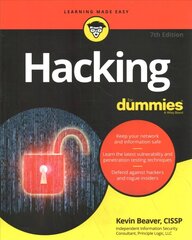 Hacking For Dummies 7th Edition цена и информация | Книги по экономике | 220.lv