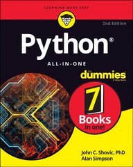 Python All-in-One For Dummies 2nd Edition цена и информация | Книги по экономике | 220.lv