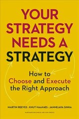 Your Strategy Needs a Strategy: How to Choose and Execute the Right Approach цена и информация | Книги по экономике | 220.lv
