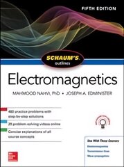 Schaum's Outline of Electromagnetics, Fifth Edition 5th edition cena un informācija | Sociālo zinātņu grāmatas | 220.lv