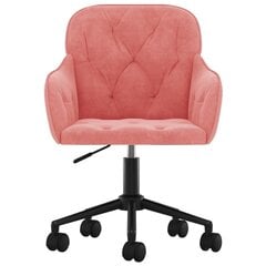 Grozāmi virtuves krēsli vidaXL, 2 gab., rozā cena un informācija | Virtuves un ēdamistabas krēsli | 220.lv