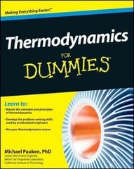 Thermodynamics For Dummies cena un informācija | Enciklopēdijas, uzziņu literatūra | 220.lv