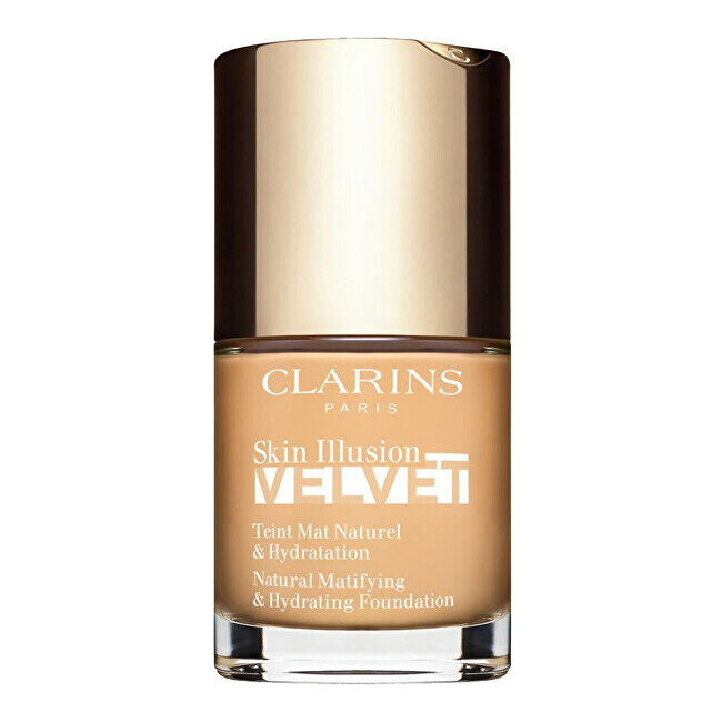 Grima pamats Clarins Skin Illusion Velvet Foundation 103N 30 ml cena un informācija | Grima bāzes, tonālie krēmi, pūderi | 220.lv