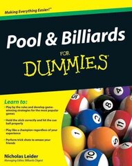 Pool and Billiards For Dummies цена и информация | Книги о питании и здоровом образе жизни | 220.lv