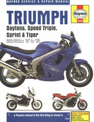 Triumph Daytona, Speed Triple, Sprint & Tiger 885/955cc (97 - 05) cena un informācija | Ceļojumu apraksti, ceļveži | 220.lv