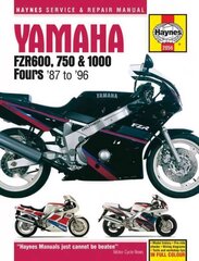 Yamaha FZR 600, 750, 1000 Fours (87 - 96) цена и информация | Путеводители, путешествия | 220.lv