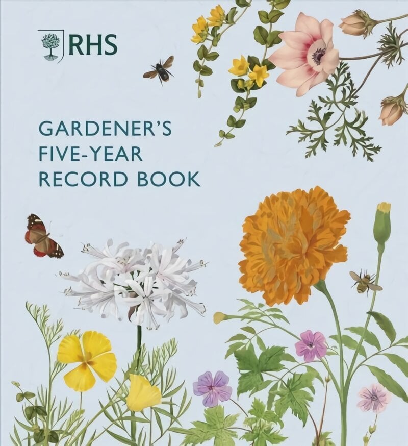 RHS Gardener's Five Year Record Book цена и информация | Grāmatas par dārzkopību | 220.lv