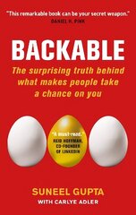 Backable: The surprising truth behind what makes people take a chance on you cena un informācija | Pašpalīdzības grāmatas | 220.lv