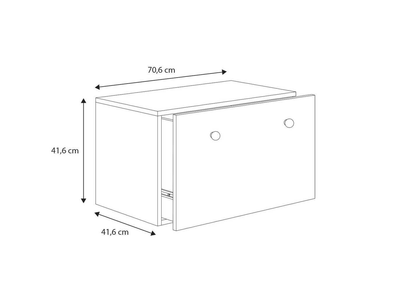 Rotaļlietu kaste Inga, 70,6x41,6x41,6 cm цена и информация | Veļas grozi un mantu uzglabāšanas kastes | 220.lv
