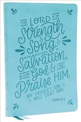 NKJV, Thinline Bible, Verse Art Cover Collection, Leathersoft, Teal, Red Letter, Comfort Print: Holy Bible, New King James Version цена и информация | Духовная литература | 220.lv