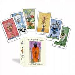 Radiant Tarot: Pathway to Creativity 78 Cards and Full-Color Guidebook cena un informācija | Ezotērika | 220.lv