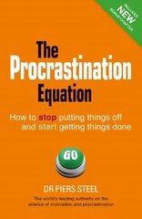 Procrastination Equation, The: How to Stop Putting Things Off and Start Getting Things Done 2nd edition cena un informācija | Pašpalīdzības grāmatas | 220.lv