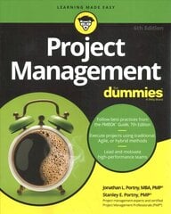 Project Management For Dummies, 6th Edition 6th Edition cena un informācija | Ekonomikas grāmatas | 220.lv