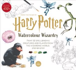 Harry Potter Watercolour Wizardry: Paint 32 Spellbinding Creatures and Plants from the Wizarding World, Step-by-Step цена и информация | Книги о питании и здоровом образе жизни | 220.lv