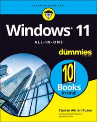 Windows 11 All-in-One For Dummies cena un informācija | Ekonomikas grāmatas | 220.lv