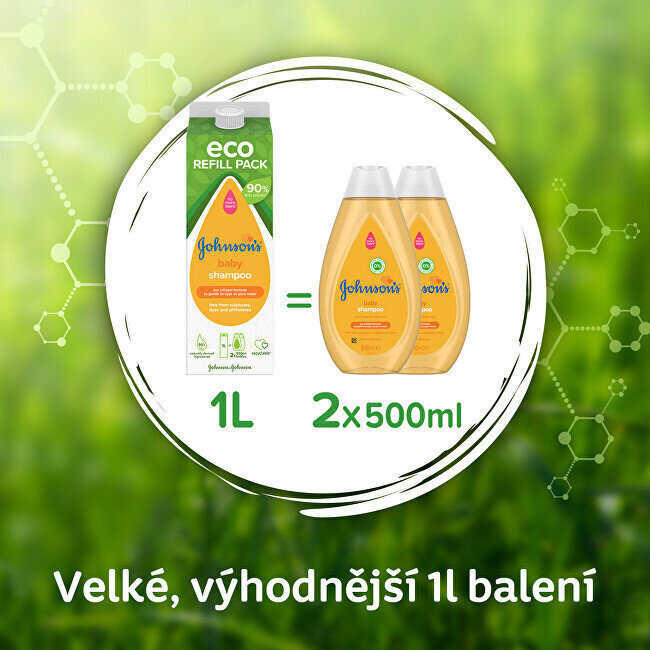 Bērnu matu šampūns (Baby Shampoo) - rezerves uzpilde 1000 ml cena un informācija | Šampūni | 220.lv