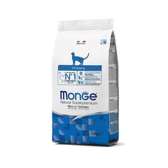 Monge Natural Superpremium Cat Adult Urinary полноценный корм для взрослых кошек с курицей 1,4 кг цена и информация | Сухой корм для кошек | 220.lv