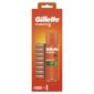 Komplekts Gillette Fusion: rezerves galviņas, 8gb + skūšanās želeja, 200ml цена и информация | Skūšanās piederumi, kosmētika | 220.lv