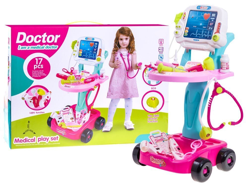 Ārsta komplekts bērniem ZA2155RO cena un informācija | Attīstošās rotaļlietas | 220.lv