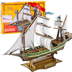 3D puzle kuģis Mystic sea ship 129 elementi ZA3790 cena un informācija | Puzles, 3D puzles | 220.lv