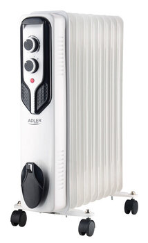 Масляный радиатор ADLER AD-7816 (9 секций) цена и информация | Обогреватели | 220.lv