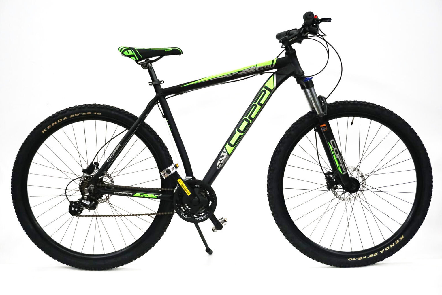 MTB velosipēds 27,5" F:51 melns/zaļš cena un informācija | Velosipēdi | 220.lv