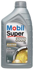 Масло моторное Mobil Super 3000 X1 5W-40, 4л цена и информация | Моторное масло | 220.lv