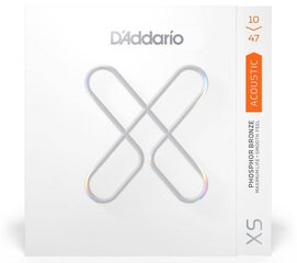 Stīgas akustiskajai ģitārai D'Addario XSAPB1047 Phosphor bronze цена и информация | Принадлежности для музыкальных инструментов | 220.lv