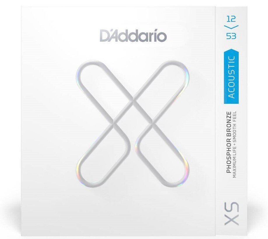 Stīgas akustiskajai ģitārai D'Addario XSAPB1253 Phosphor bronze cena un informācija | Mūzikas instrumentu piederumi | 220.lv