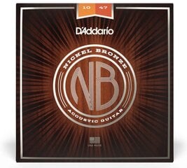 Stīgas akustiskajai ģitārai Daddario NB1047 cena un informācija | D'Addario Mūzikas instrumenti un piederumi | 220.lv