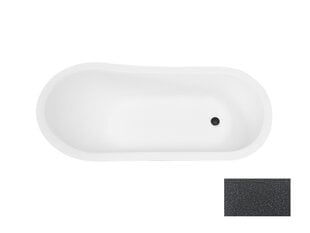 Ванна Besco Olaya Glam 160, графит+хром цена и информация | Для ванны | 220.lv