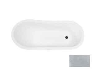Ванна Besco Olaya Glam 160, серебристая+белая цена и информация | Ванны | 220.lv
