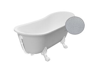 Ванна Besco Olaya Glam 160, серебристая+белая цена и информация | Для ванны | 220.lv