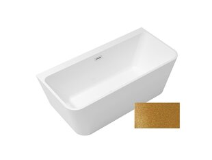 Ванна Besco Varya Glam 170 Gold, с сифонной крышечкой цвета графита цена и информация | Ванны | 220.lv