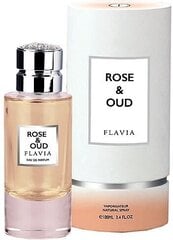 Parfimērijas ūdens Flavia Rose & Oud EDP sievietēm 100 ml cena un informācija | Sieviešu smaržas | 220.lv