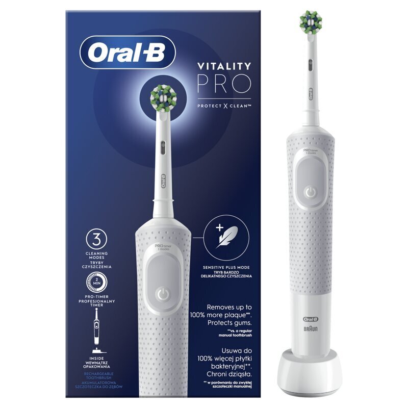 Oral-B Vitality Pro zobu birste цена и информация | Elektriskās zobu birstes | 220.lv
