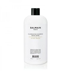 Krāsu koriģējošs šampūns gaišiem matiem Balmain Illuminating Shampoo White Pearl 1000 ml cena un informācija | Šampūni | 220.lv