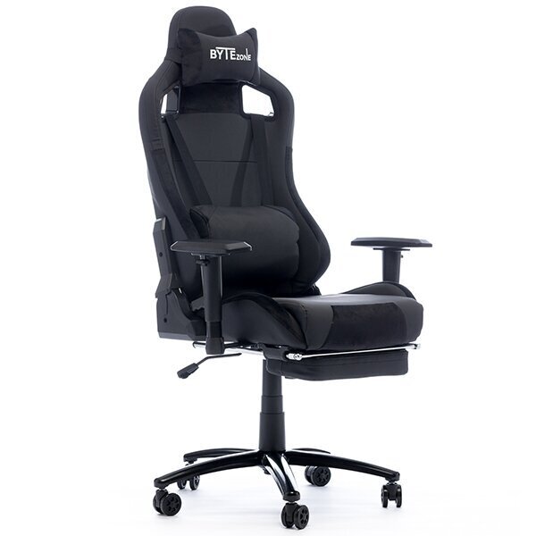 Masāžas spēļu krēsls ByteZone Bullet Gaming Chair, melns цена и информация | Biroja krēsli | 220.lv