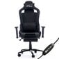 Masāžas spēļu krēsls ByteZone Bullet Gaming Chair, melns цена и информация | Biroja krēsli | 220.lv