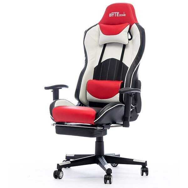 Masāžas spēļu krēsls ByteZone Dolce Gaming Chair, melnsarkans cena un informācija | Biroja krēsli | 220.lv