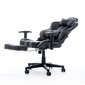 Masāžas spēļu krēsls ByteZone Python ar Bluetooth skaļruņiem Gaming Chair, melni pelēks cena un informācija | Biroja krēsli | 220.lv