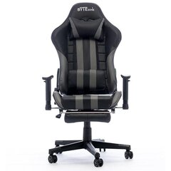 Masāžas spēļu krēsls ByteZone Python ar Bluetooth skaļruņiem Gaming Chair, melni pelēks цена и информация | Офисные кресла | 220.lv