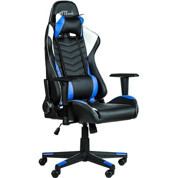 ByteZone Winner ar RGB LED apgaismojumu Gaming Chair, zils cena un informācija | Biroja krēsli | 220.lv