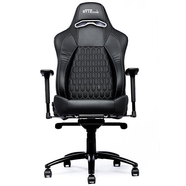 Premium spēļu krēsls ByteZone Shadow Gaming Chair, melns cena un informācija | Biroja krēsli | 220.lv