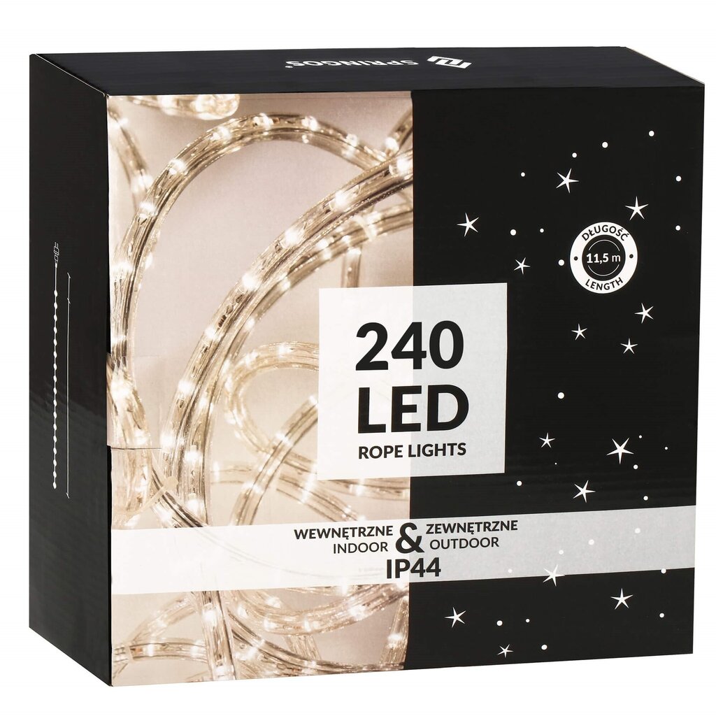 Gaismas virve 240 LED цена и информация | Ziemassvētku lampiņas, LED virtenes | 220.lv