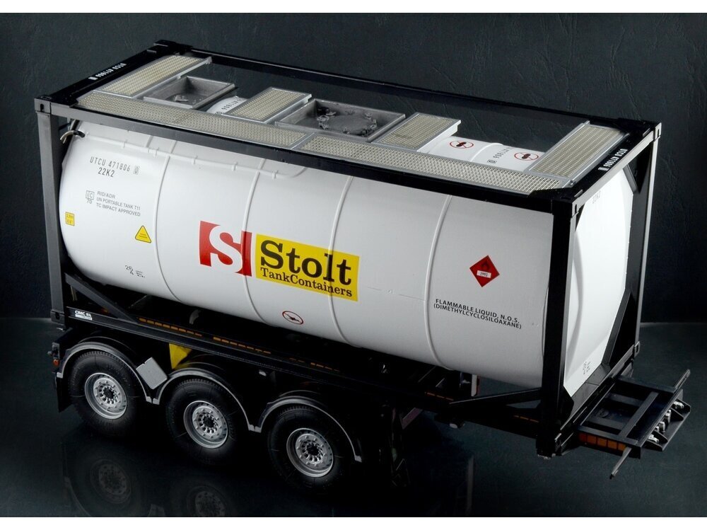 Italeri - Tecnokar Trailer with 20' Tank, 1/24, 3929 cena un informācija | Konstruktori | 220.lv