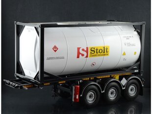 Italeri - Tecnokar Trailer with 20' Tank, 1/24, 3929 cena un informācija | Konstruktori | 220.lv