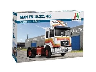 Italeri - MAN F8 19.321 4x2, 1/24, 3946 цена и информация | Конструкторы и кубики | 220.lv