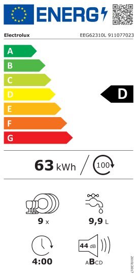 Electrolux EEG62310L cena un informācija | Trauku mazgājamās mašīnas | 220.lv